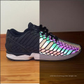 Custom High Quality Rainbow Reflective Fabric Mesh or Sport Shoes